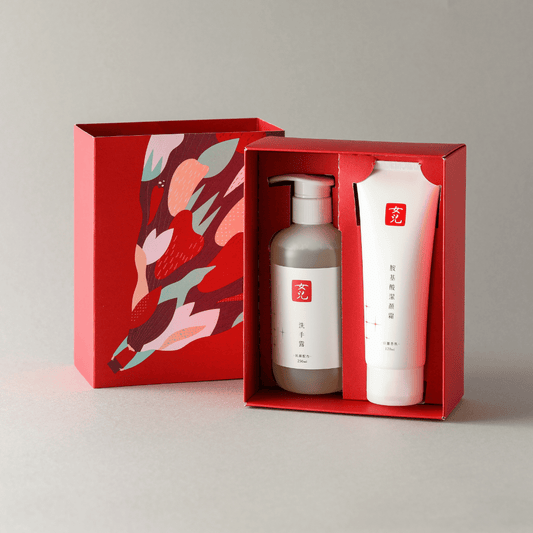 ของขวัญ Daughter Gift Set: Hand Wash + Amino Acid Facial Cleaner -  สบู่ล้างมือ + ครีมล้างหน้ากรดอมิโน - เซ็ทของขวัญ